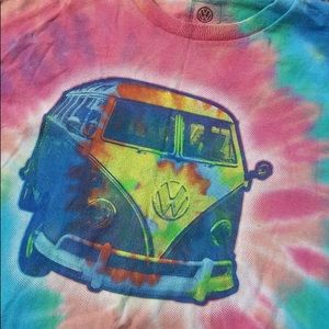 Vintage Tie-dye VW Volkswagen Bus T-shirt